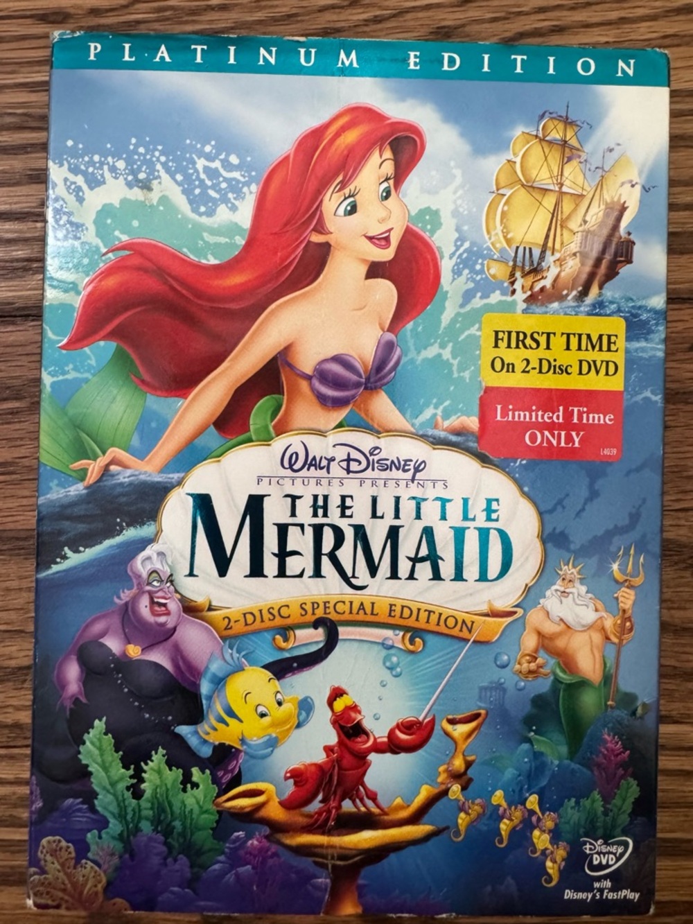 Disney The Little Mermaid DVD